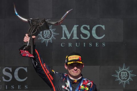 Max Verstappen holt im Titelkampf immer mehr auf. Foto: Nick Didlick/AP/dpa