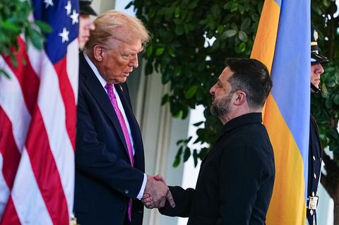 Schwierige Beziehung: US-Präsident Donald Trump und Ukraines Präsident Wolodymyr Selenskyj