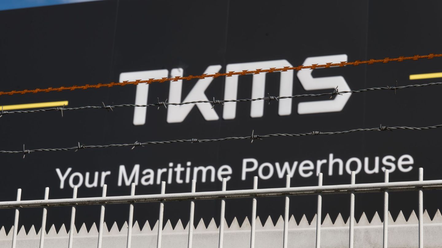 Erster Börsentag für TKMS. Foto: Marcus Golejewski/dpa