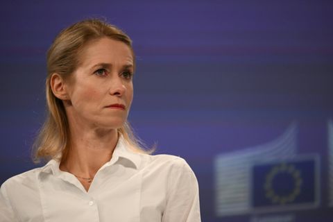 Die EU-Außenbeauftragte Kaja Kallas in Brüssel
