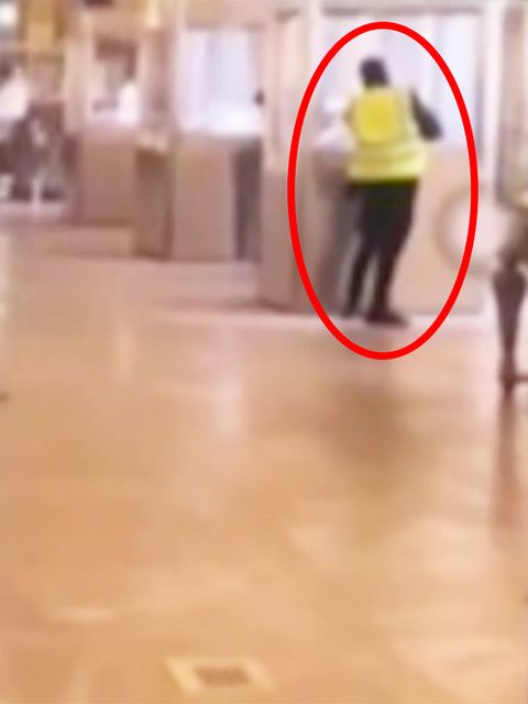 Räuber beim Louvre-Einbruch