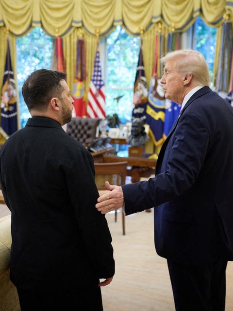 Trump und Selenskyj wirken versöhnt im Weißen Haus