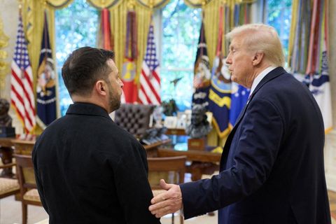 Trump und Selenskyj wirken versöhnt im Weißen Haus