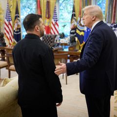 Trump und Selenskyj wirken versöhnt im Weißen Haus