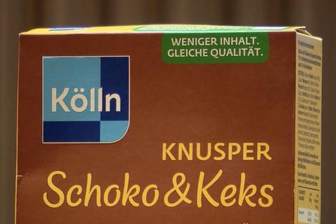 Kölln-Müsli wirbt mit weniger Inhalt