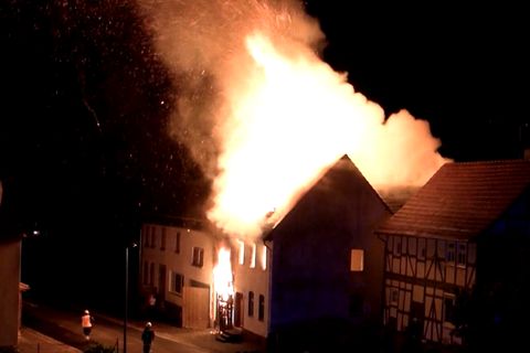 Haus in Brand