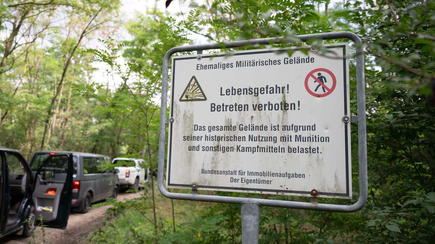 In der Gohrischheide, einem Naturschutzgebiet und früheren Truppenübungsplatz, brach Anfang Juli ein tagelang andauernder Waldbr