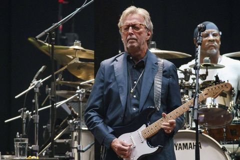 Eric Clapton auf der Bühne.