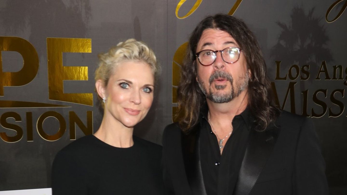 Jordyn Blum und Dave Grohl am Wochenende in Los Angeles.