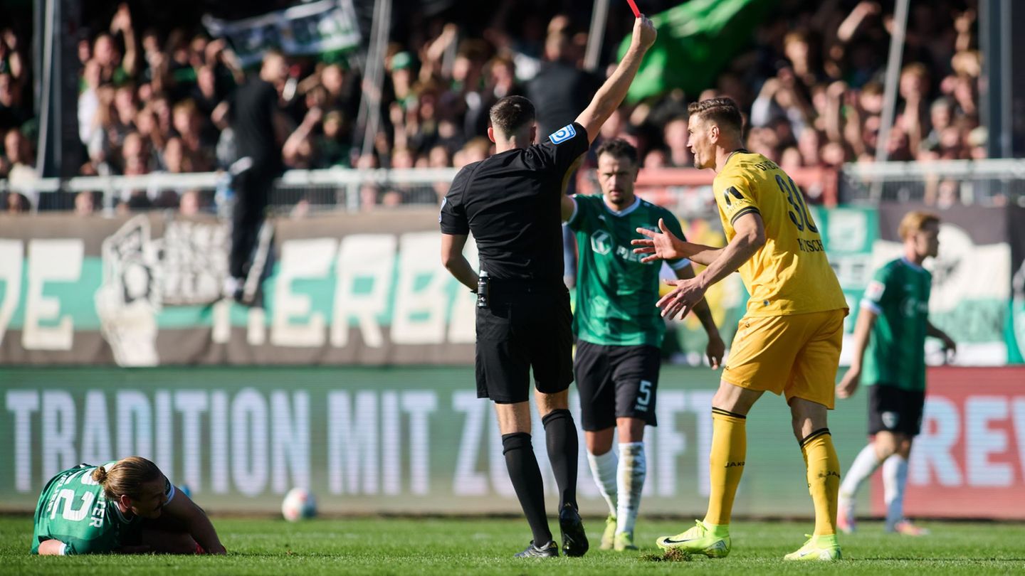 Kutschke muss drei Spiele pausieren. Foto: Bernd Thissen/dpa
