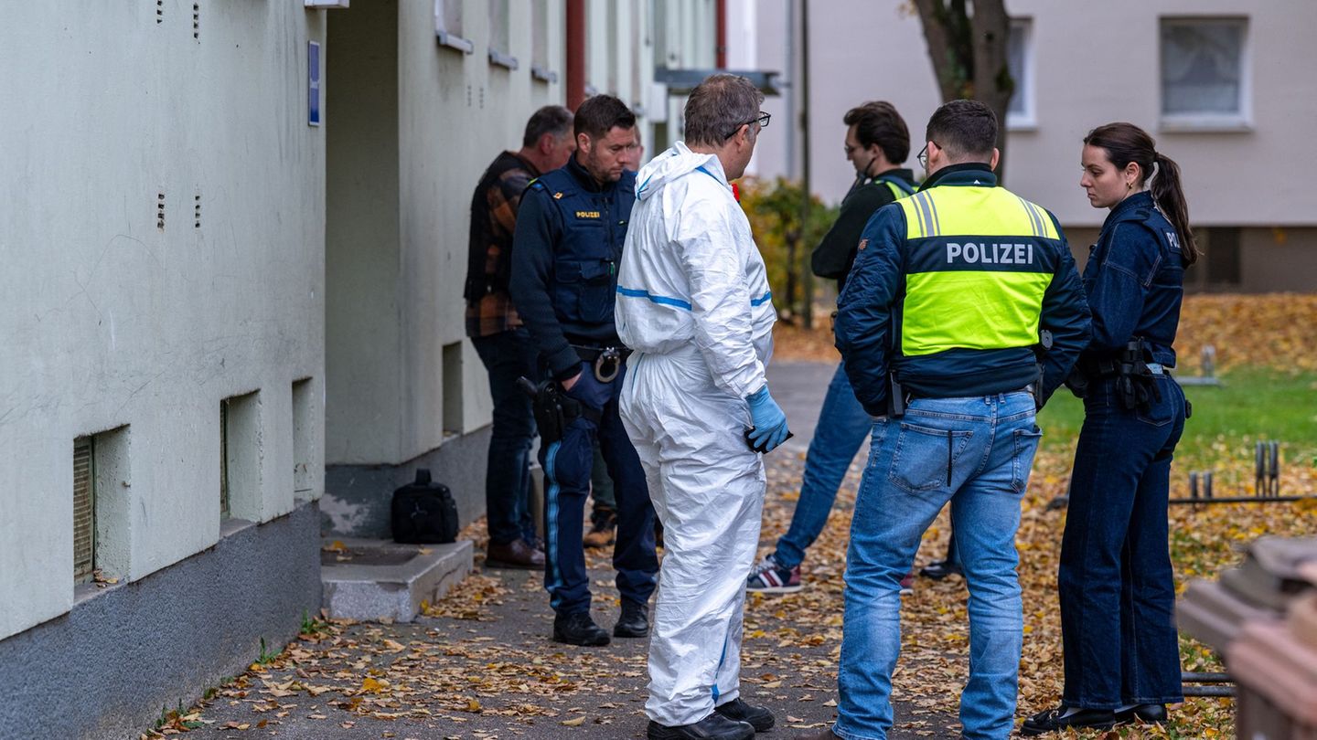 In Landshut waren zahlreiche Einsatzkräfte und Spezialisten der Polizei vor Ort. Foto: Armin Weigel/dpa