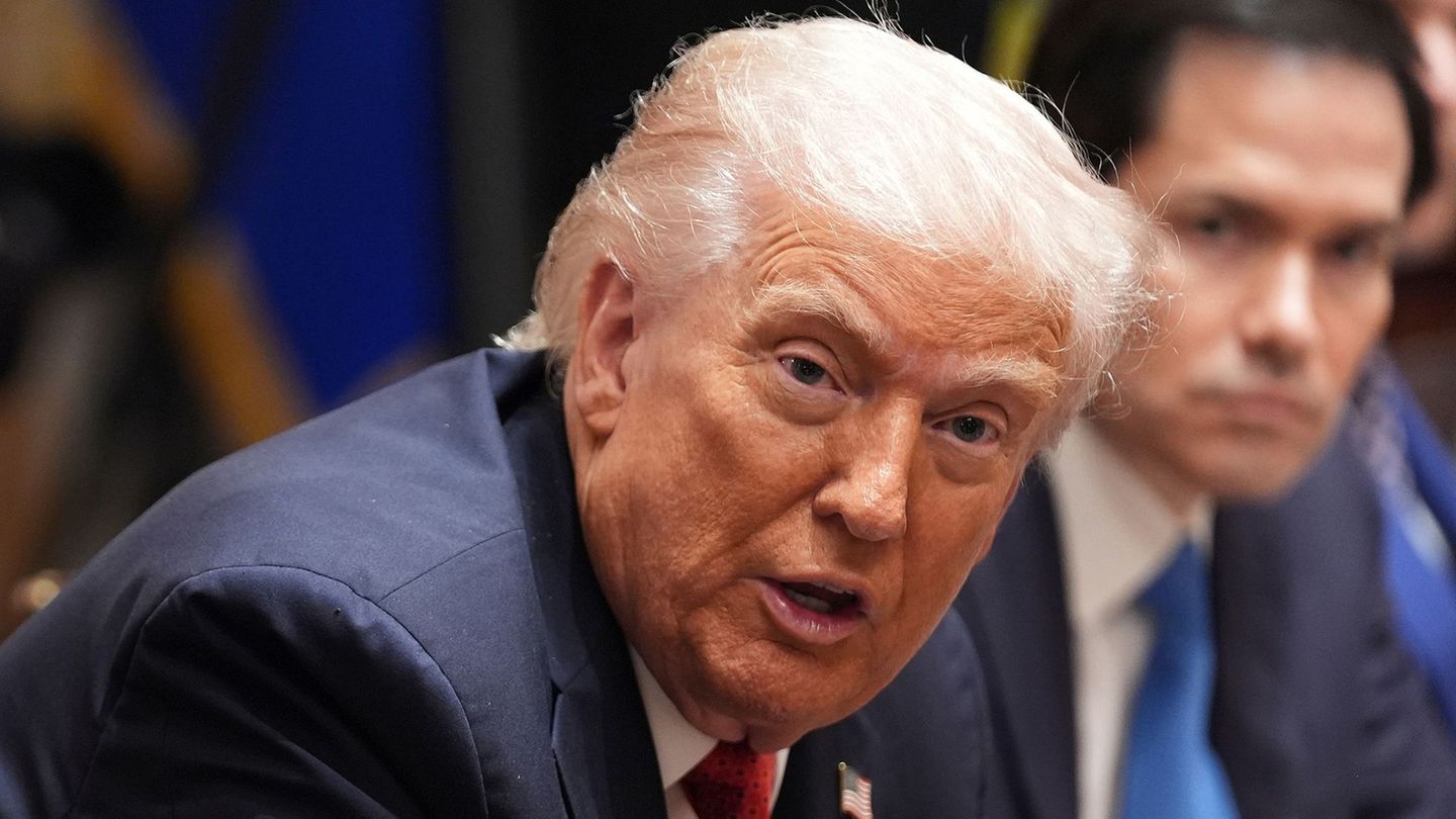 Trump wurde auf seine frühere Äußerung angesprochen, dass die Ukraine von Russland besetzte Gebiete zurückgewinnen könnte. Foto: