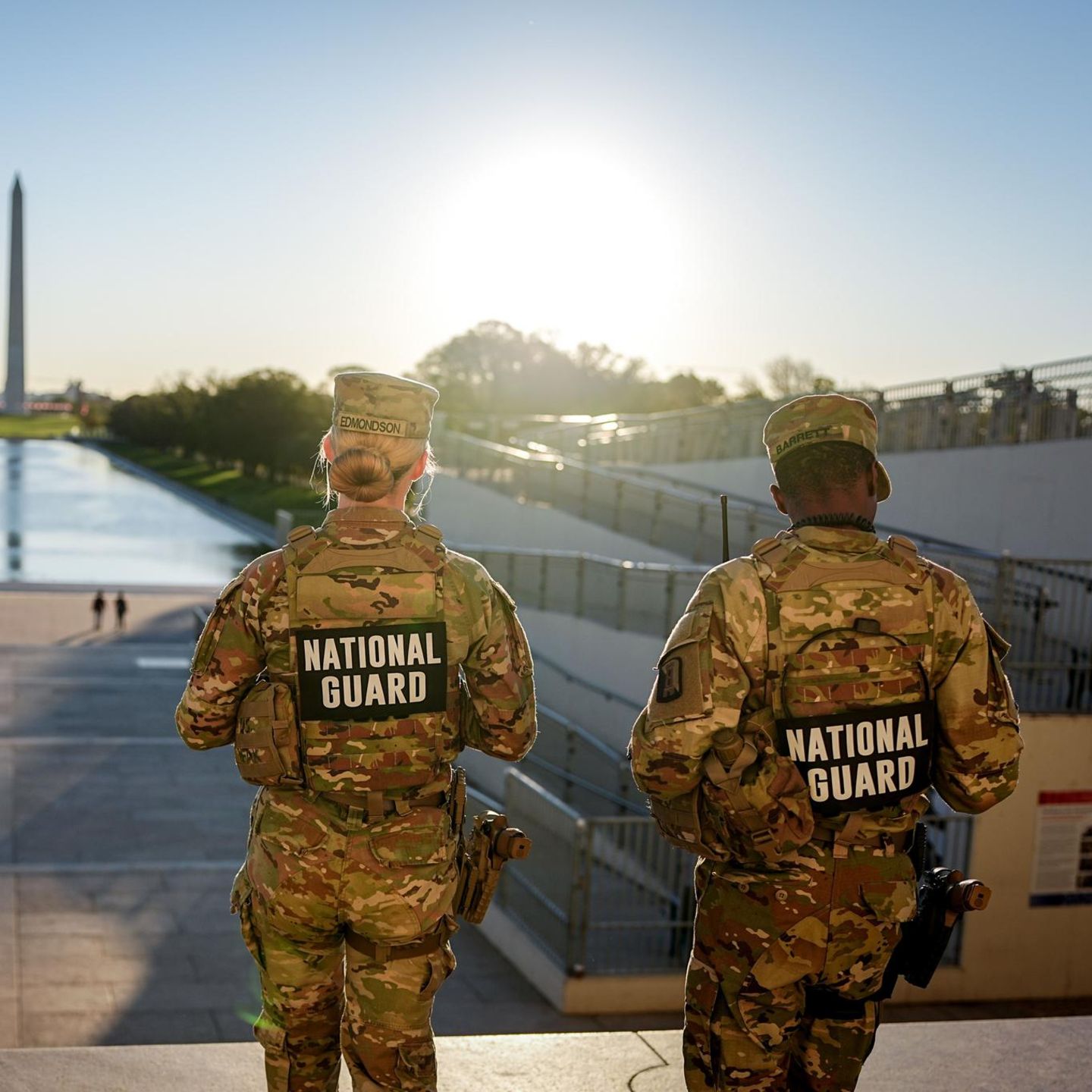 Die Nationalgarde im Einsatz in Washington