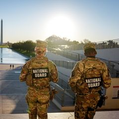 Die Nationalgarde im Einsatz in Washington