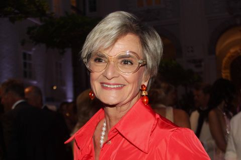 Fürstin Gloria von Thurn und Taxis anlässlich der Salzburger Festspiele in der Residenz