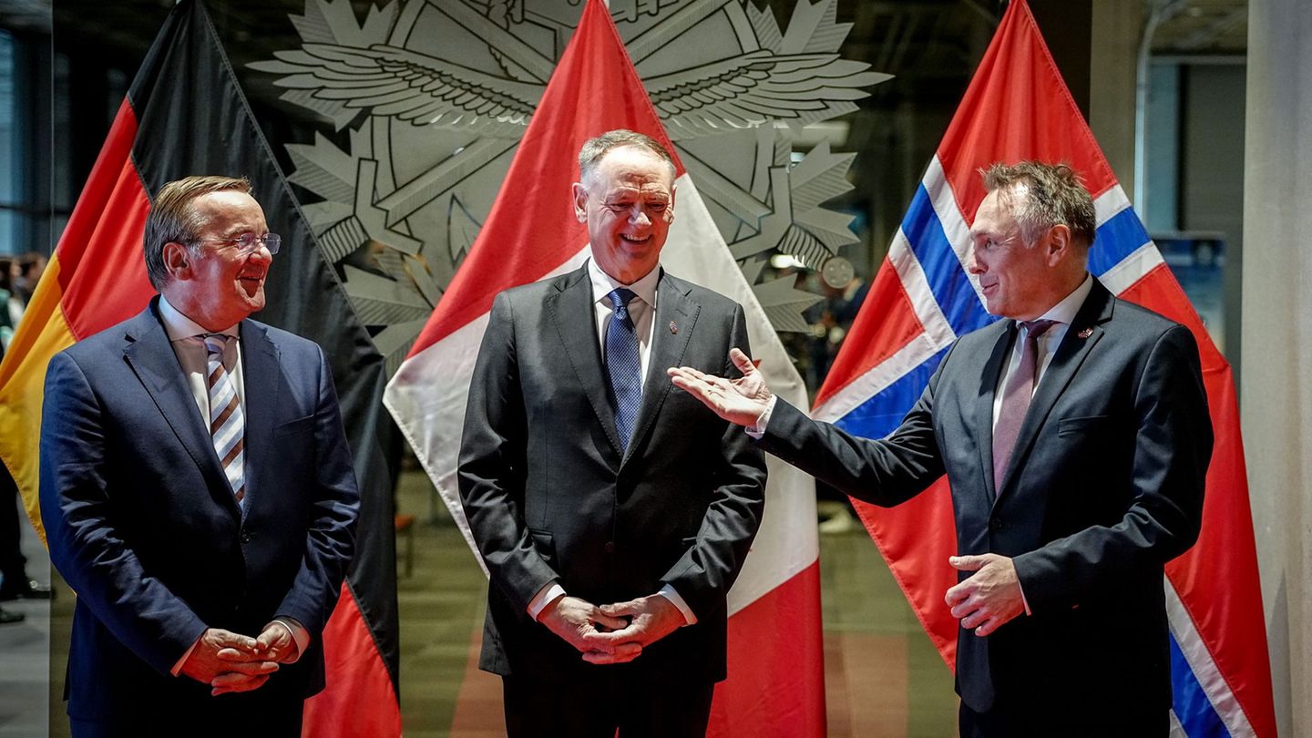 Verteidigungsminister Pistorius traf seine Amtskollegen aus Kanada und Norwegen. Foto: Kay Nietfeld/dpa