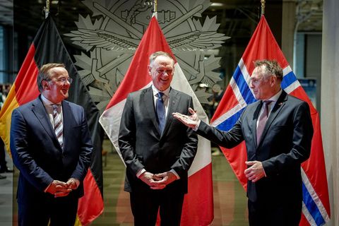 Verteidigungsminister Pistorius traf seine Amtskollegen aus Kanada und Norwegen. Foto: Kay Nietfeld/dpa