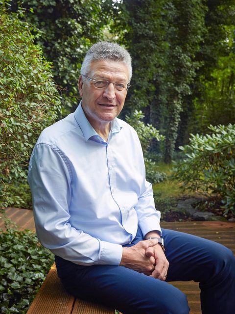 Lothar Wieler, 64, am Hasso-Plattner-Institut in Potsdam