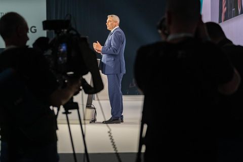 Karl Nehammer spricht beim 41. Bundesparteitag in Wien