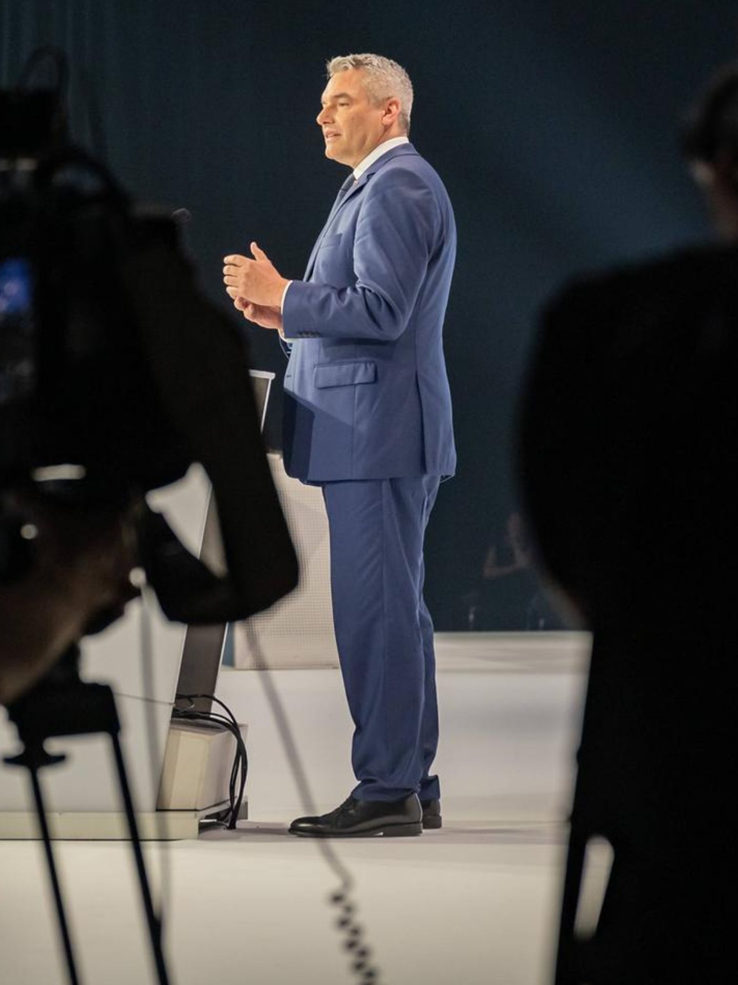 Karl Nehammer spricht beim 41. Bundesparteitag in Wien