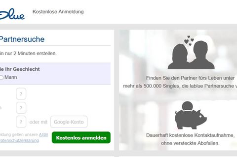 LaBlue: Singlebörse setzt auf simple Optik