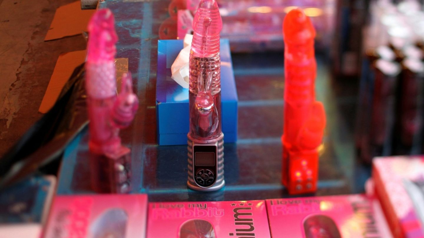 Sextoys auf einer Messe in Frankreich