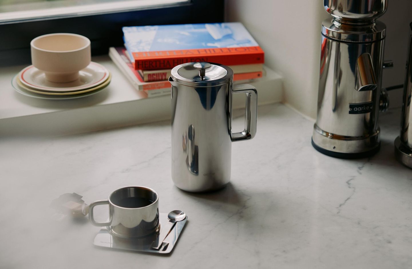 Kaffeepresse aus Edelstahl Kaffeepresse aus Edelstahl