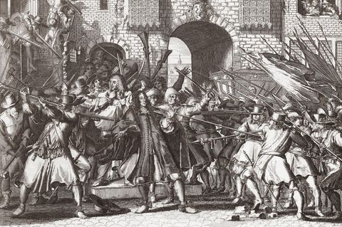 Niederlande: Johan de Witt wird von einem wütenden Mob attackiert