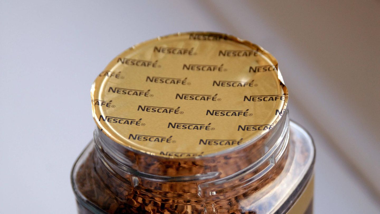 Eine Dose Pulverkaffee