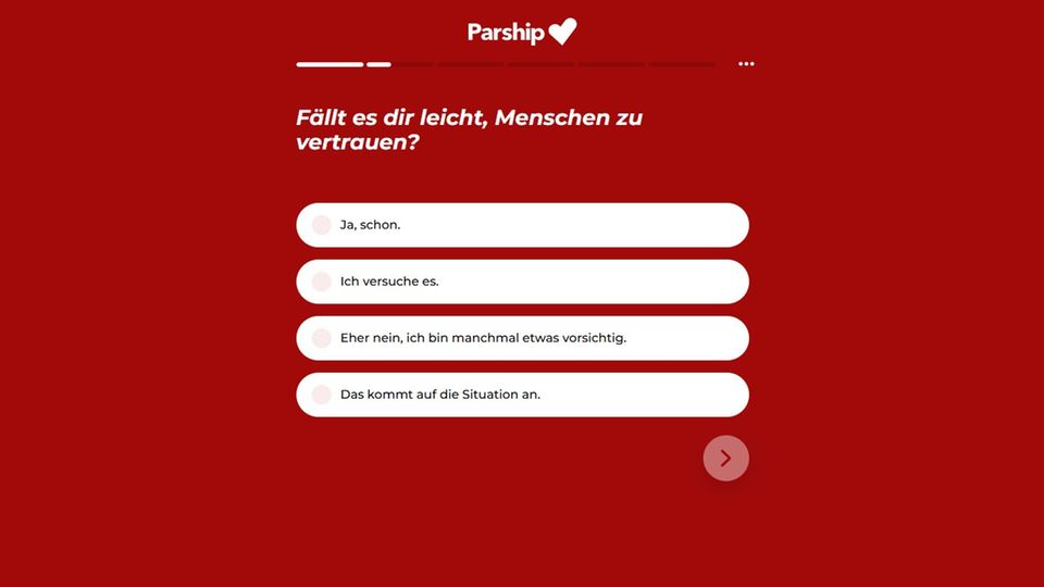 Parship Singlebörse: Anmeldung dauert Parship Singlebörse: Anmeldung dauert