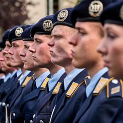 Bundeswehrrekruten beim Gelöbnis in Berlin
