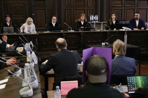 Verhandlung in sogenanntem Block-Prozess in Hamburg