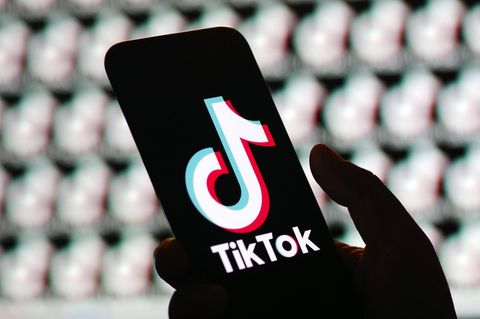 Tiktok auf einem Handy