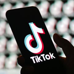 Tiktok auf einem Handy