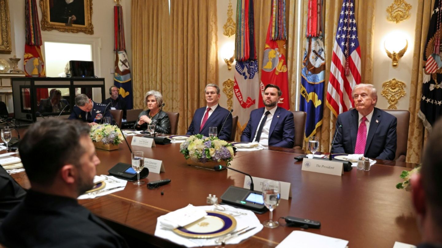Trump (r.) und Selenskyj (l.) vergangene Woche