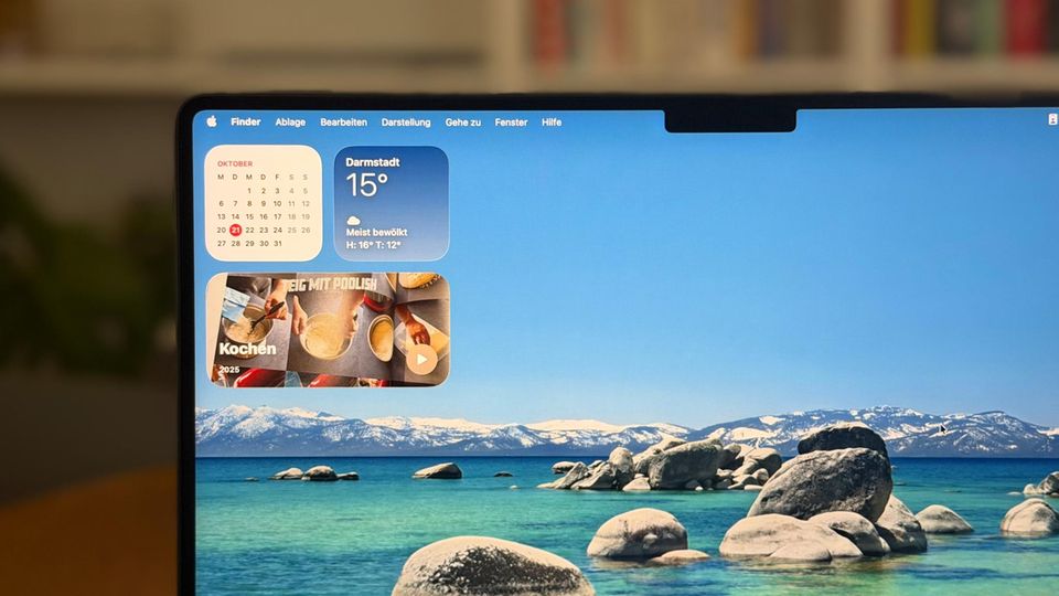 Das Nanotexturglas des Macbook Pro mit M5 Das Nanotexturglas des Macbook Pro mit M5