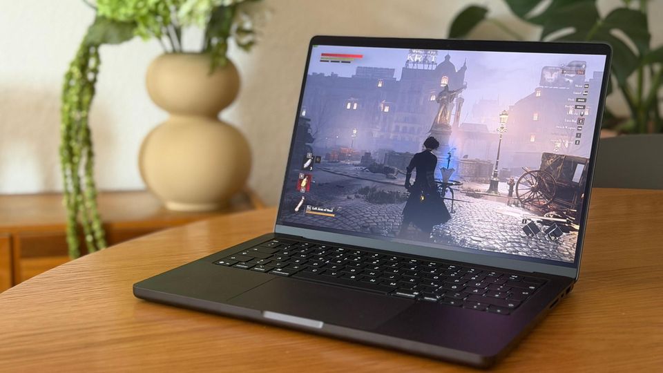 Das Macbook Pro mit M5 mit "Lies of P" Das Macbook Pro mit M5 mit "Lies of P"