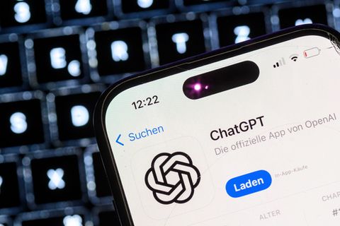 Die App des KI-Chatbots ChatGPT