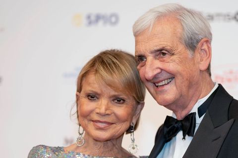 Uschi Glas und Dieter Hermann auf dem Deutschen Filmball 2025.