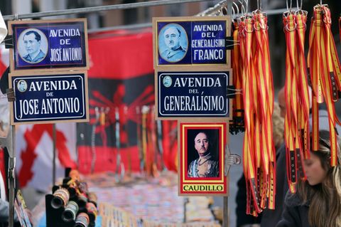 Symbole aus Francos Ära sind in Spanien weiter präsent