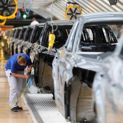 Die Produktion von Volkswagen in Wolfsburg