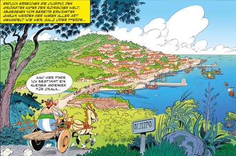 Bild aus dem neuen Asterix-Comic