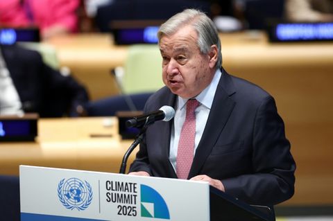Guterres am 24. September beim Klimagipfel in New Yrok