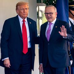 Donald Trump und Anthony Albanese