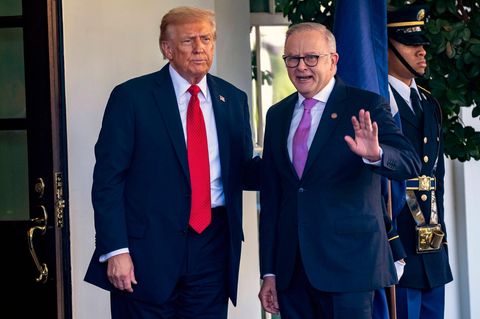Donald Trump und Anthony Albanese