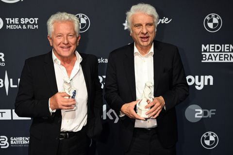 Die beiden Münchner "Tatort"-Ermittler Miroslav Nemec und Udo Wachtveitl haben den Ehrenpreis des Ministerpräsidenten erhalten.