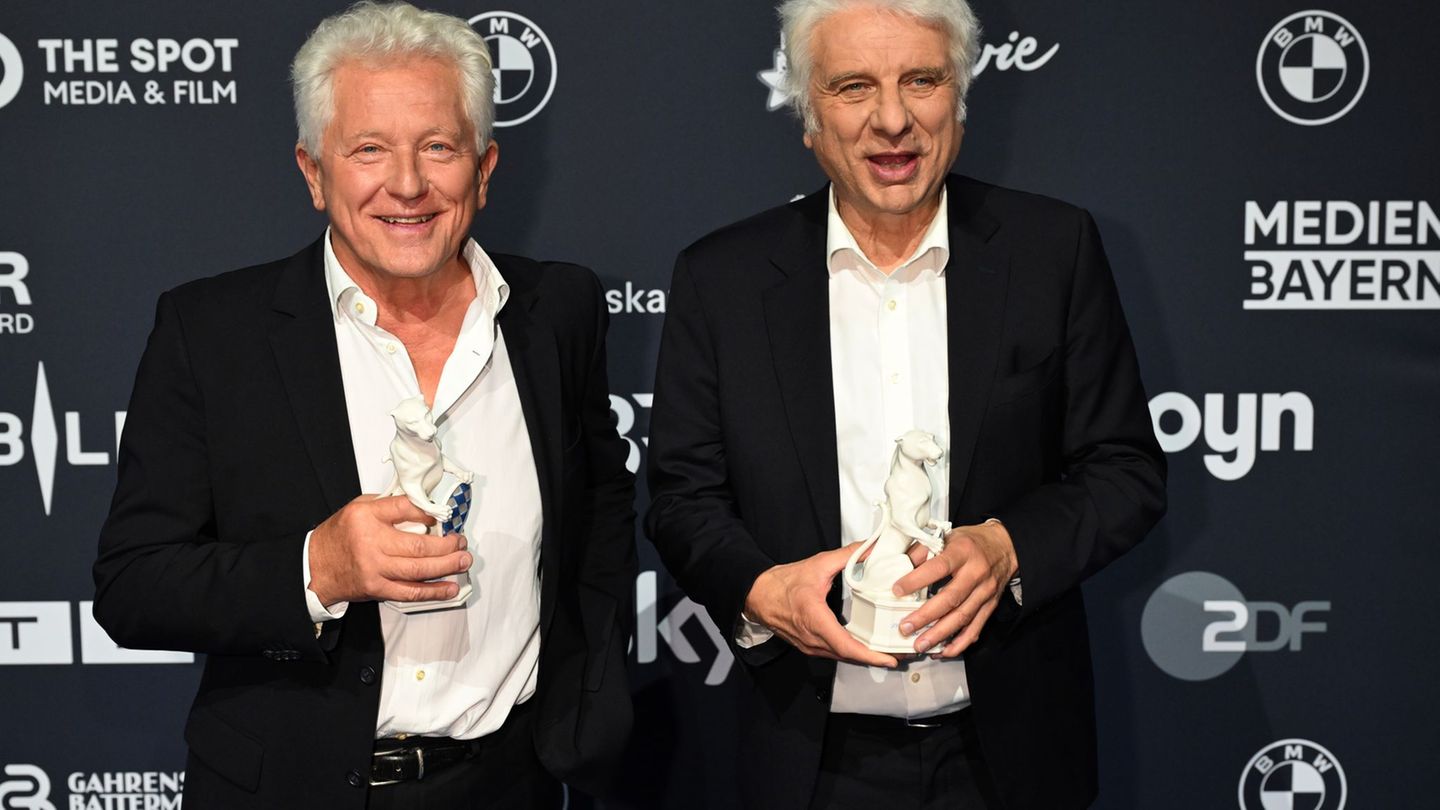 Die beiden Münchner "Tatort"-Ermittler Miroslav Nemec und Udo Wachtveitl haben den Ehrenpreis des Ministerpräsidenten erhalten.