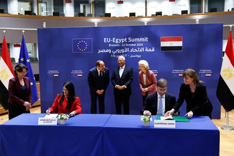 EU-Ägypten-Gipfel in Brüssel