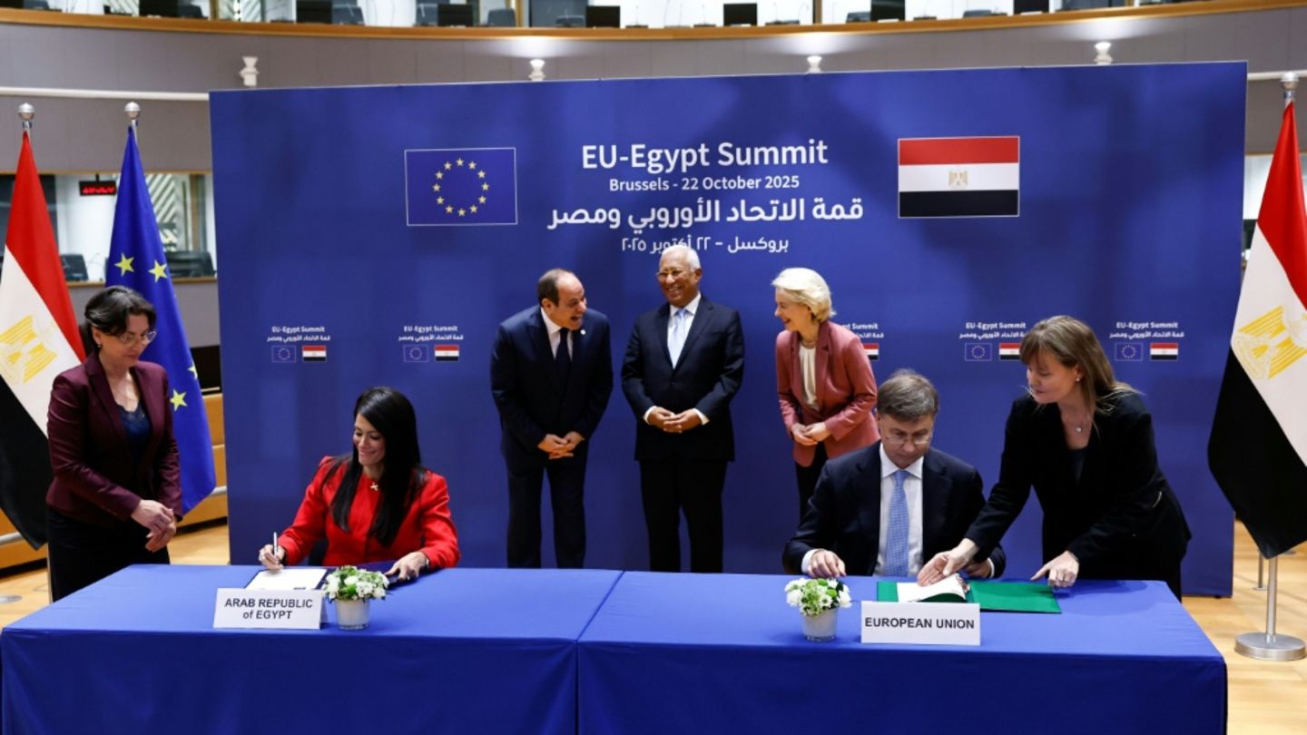 EU-Ägypten-Gipfel in Brüssel