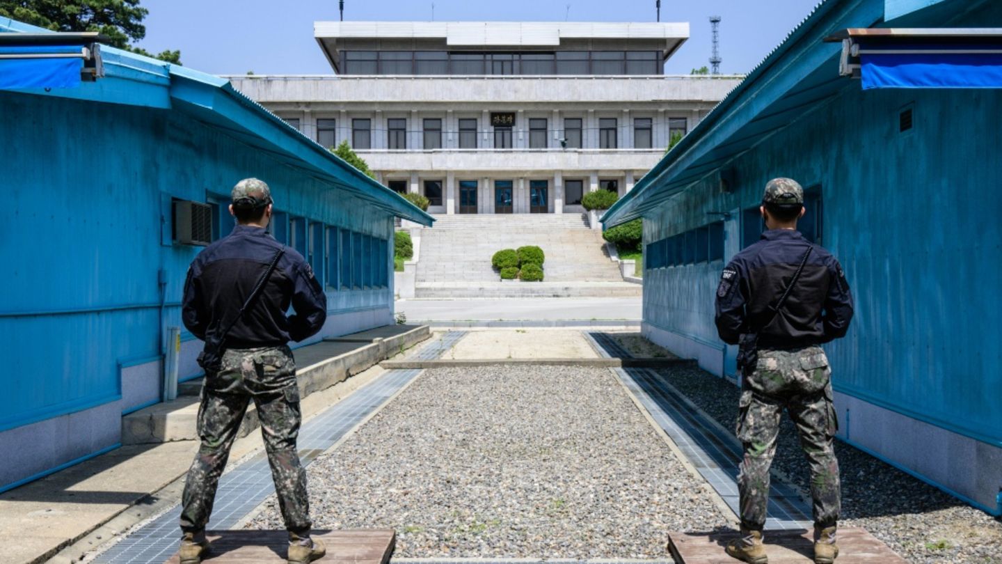 Grenzort Panmunjom zwischen Süd- und Nordkorea
